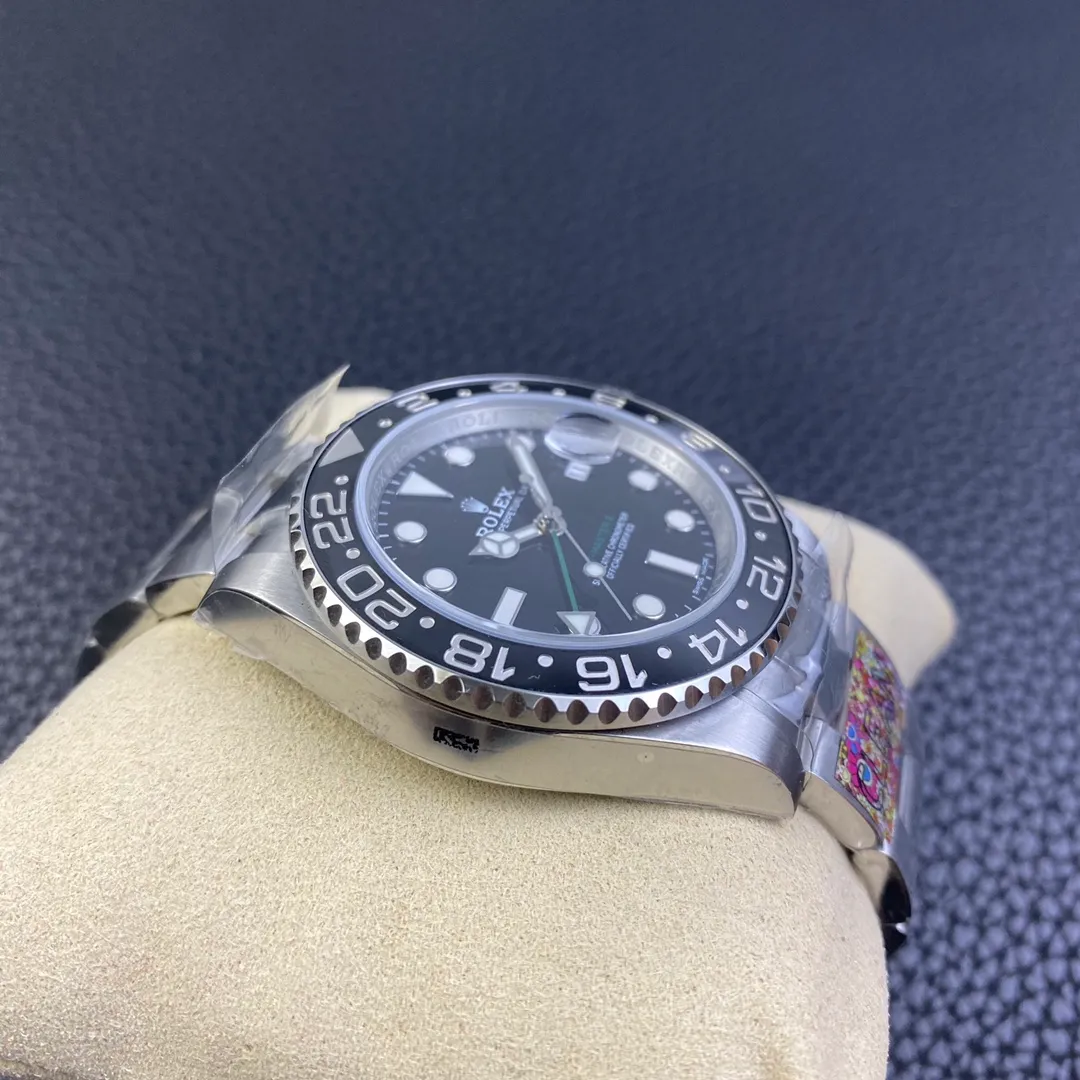 【High-end replica】💰1160! 【Customized all-in-one machine】💰1720! [Top replica] Private chat! ! ! The Rolex Greenwich [GMT-Master II] is one of Rolex's best-selling watches. It is equipped with a ceramic ring and platinum fonts. The Swiss 3285 mechanical movement has stable and reliable quality. The diameter is 40mm. It is developed one-to-one from the original.
