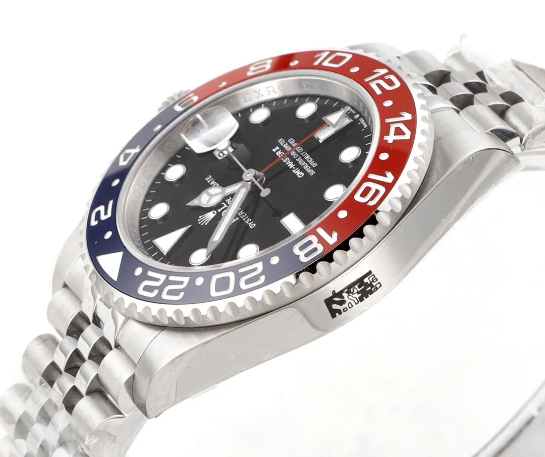 【High-end replica】💰1160! 【Customized all-in-one machine】💰1720! 【Top Replica】💰Private chat! Rolex ROLEX GMT-Master (Coca-Cola) one-piece red and blue ceramic ring, RK5 is the only ceramic ring in the market with a color comparable to the original, shocking the market. The steel is made of authentic imported 904L raw materials, forged and polished, and is equipped with the 3186/3285 all-in-one fully automatic mechanical movement, which is consistent with the original product, and has accurate and stable travel time. Professional testing and inspection, zero repairs! The authentic consistent GMT needle is on the second layer and adjusts the calendar through quick time adjustment, 40mm, 904L steel case bracelet, sapphire mirror, super luminous, two-way ceramic rotating bezel, folding buckle. Please look for the exclusive high-end quality code: NV126688, exclusive Huan logo. Welcome to reprint! (Comes with the same screwdriver as pictured/Same day shipping)